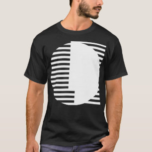 geometrisk ansikte t shirt