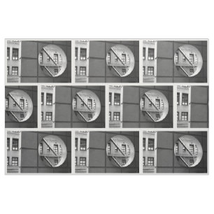 Geometrisk arkitektur Svartvit fotostruktur Tyg