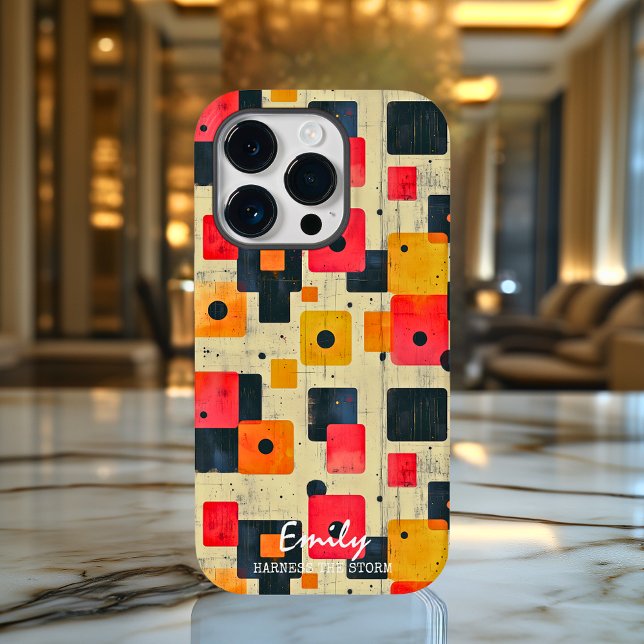 Geometrisk återfyllnadsruta med anpassat namn och  (Skapare uppladdad)