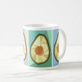 Geometrisk avokadomugg kaffemugg