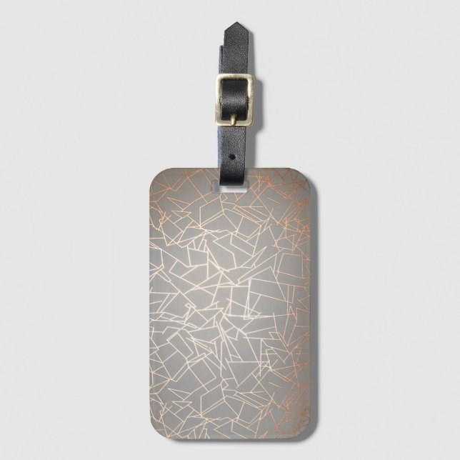 Geometrisk Bagagebricka (Framsida vertikal)