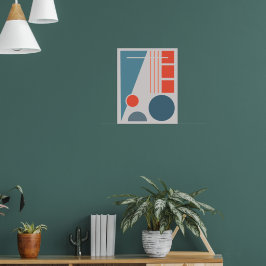 Geometrisk balans 1 Abstrakt design Poster