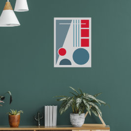 Geometrisk balans 1 Abstrakt design Poster