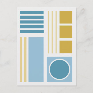 Geometrisk Balans 2a Abstrakt Design Vykort