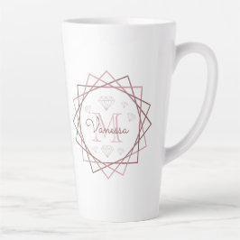Geometrisk bestämning av Cute Girly Ro-monogrammon