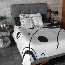 Geometrisk bild för svart och vit Abstrakt