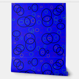 Geometrisk blå design