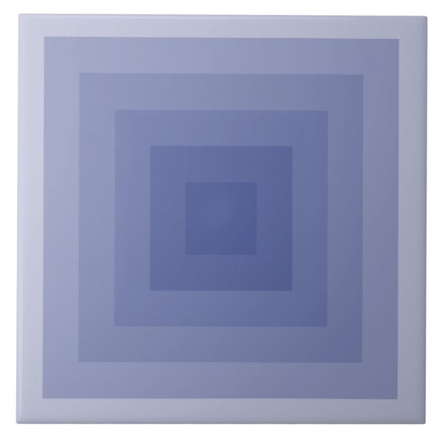 Geometrisk blåaktig Lila Kakelplatta (Framsidan)