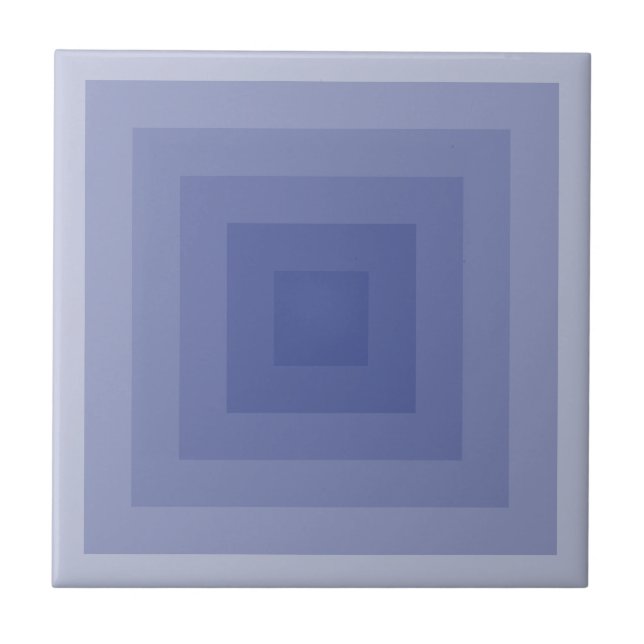 Geometrisk blåaktig Lila Kakelplatta (Framsidan)