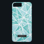 Geometrisk blåfärgsfärg Snöflingor Mönster II<br><div class="desc">Lägg till ett fräckt munkavle till din mobila med det här telefonfallet med jultemat. Den har blå geometrisk mönster med snöflingor-accent. Anpassa genom att lägga till en namn.</div>