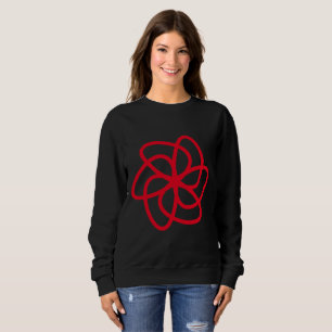 Geometrisk blomma 04 - Röd T Shirt