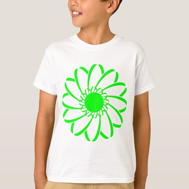 Geometrisk blomma tee (Framsida)