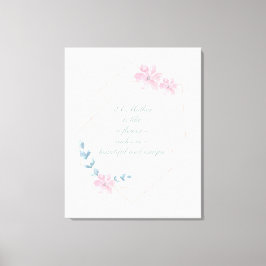 Geometrisk Blommigt Vacker Mor-citat Canvastryck