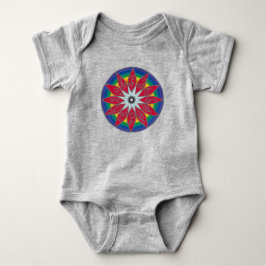 Geometrisk blomster piñata mandala t shirt