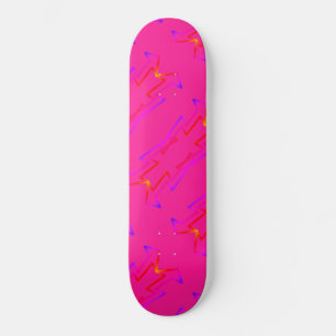 Geometrisk Byggt komplett Rosa Skateboard