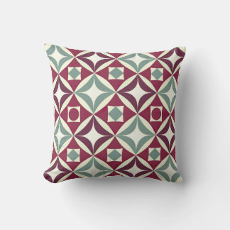 Geometrisk Chic för vintage Kudde