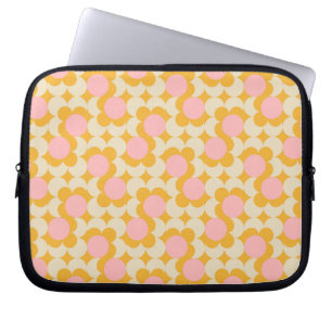 Geometrisk cirkel Mid Centres Flower Mönster Laptop Fodral