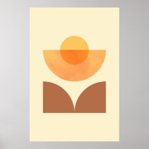 Geometrisk cirkelartikel av skandinavisk Abstrakt