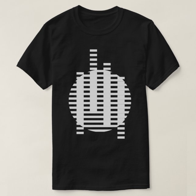 geometrisk cirkeldesign t shirt (Design framsida)
