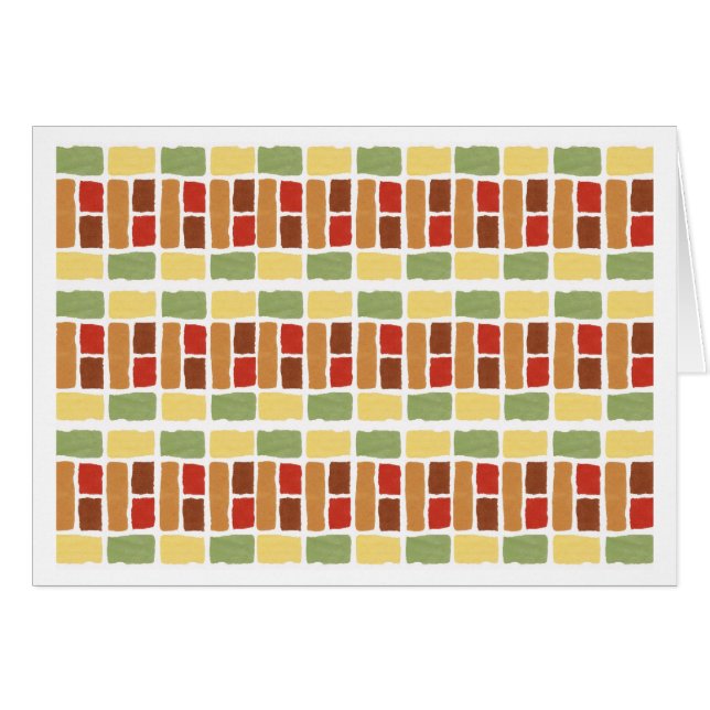 Geometrisk contemporary, tomt generiskt kort (Framsidan Horizontal)