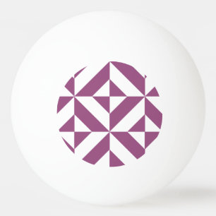Geometrisk dekokub för varm Lila Pingisboll