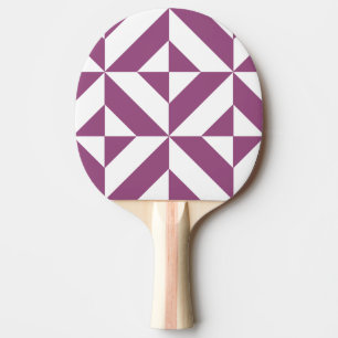 Geometrisk dekokub för varm Lila Pingisracket