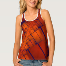 Geometrisk dekoration för röd abstrakt