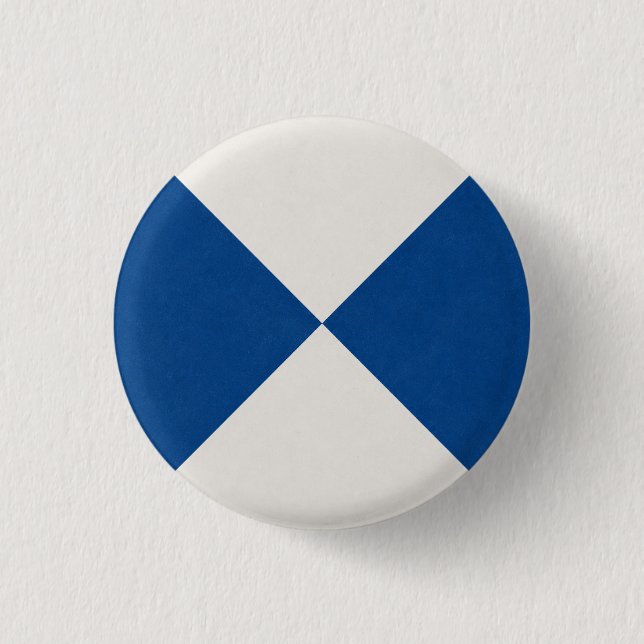 Geometrisk dekorativ kakel knapp (Framsida)