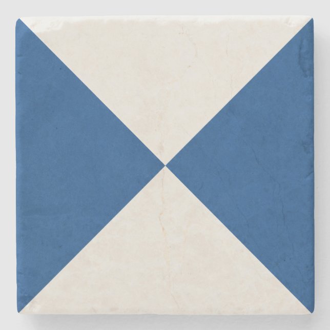 Geometrisk dekorativ kakel stenunderlägg (Framsidan)