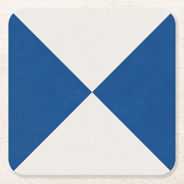 Geometrisk dekorativ kakel underlägg papper kvadrat (Framsidan)