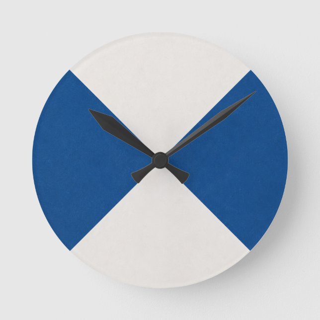 Geometrisk Dekorativ Rund Klocka (Framsida)