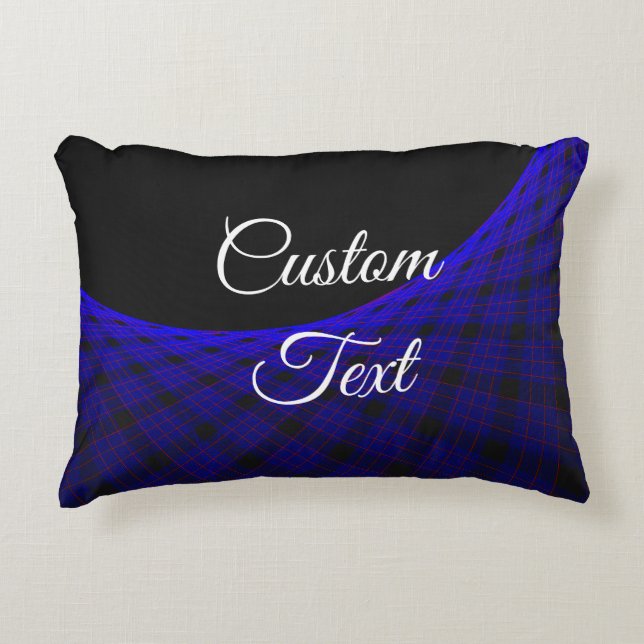 Geometrisk dekorfärg för rymdmatta prydnadskudde (Framsidan)