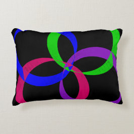 Geometrisk dekorfyllning för multiväxel i Färg Prydnadskudde