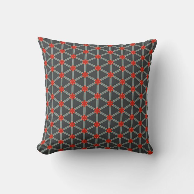 Geometrisk design 09 kudde (Framsida)
