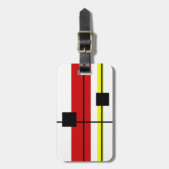 Geometrisk design bagagebricka (Vertikal Framsida)