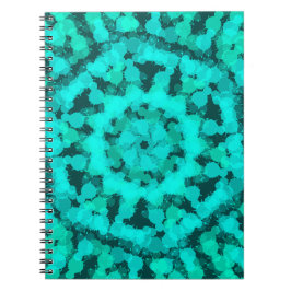 Geometrisk design för Mint-grönt Anteckningsbok