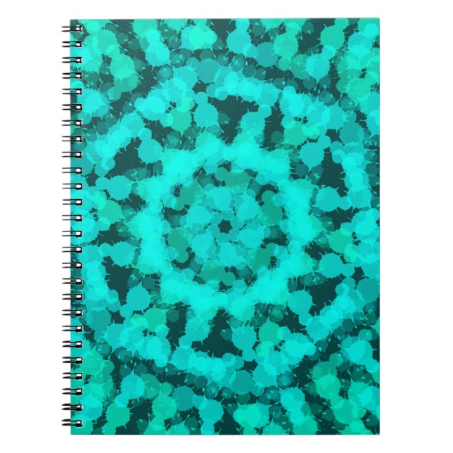 Geometrisk design för Mint-grönt Anteckningsbok (Framsidan)