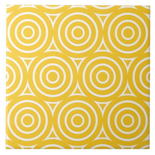 Geometrisk design för mod Retro Stil Kakelplatta (Framsidan)