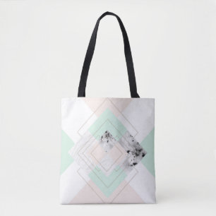 Geometrisk design för modern stil tygkasse