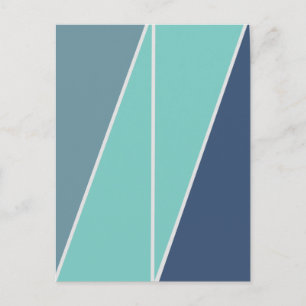 Geometrisk design för trianglar-Abstrakter Vykort