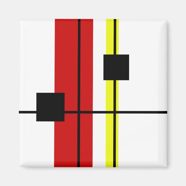 Geometrisk design magnet (Framsidan)