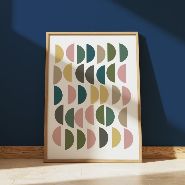Geometrisk design med modern estetisk teknik poster (Skapare uppladdad)