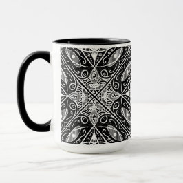 Geometrisk design mugg