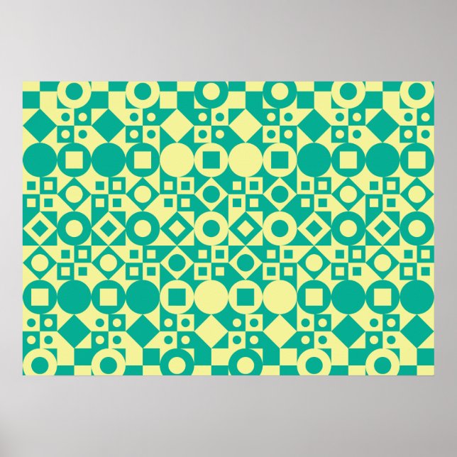 Geometrisk design poster (Framsidan)