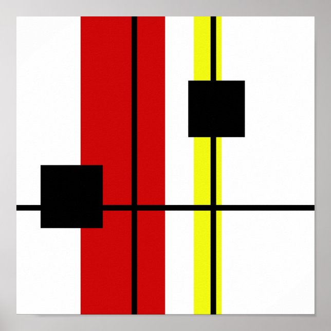 Geometrisk design poster (Framsidan)