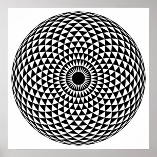 Geometrisk design poster