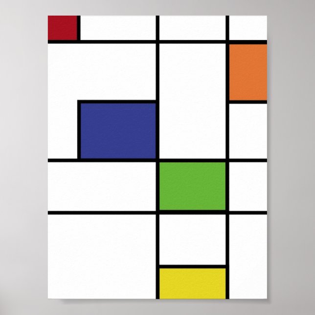 Geometrisk design poster (Framsidan)