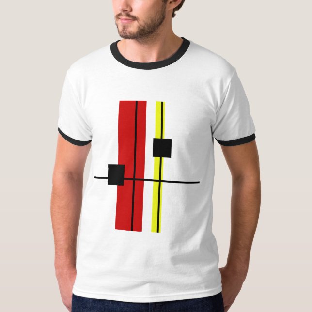Geometrisk design t shirt (Framsida)