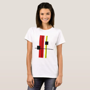 Geometrisk design t shirt