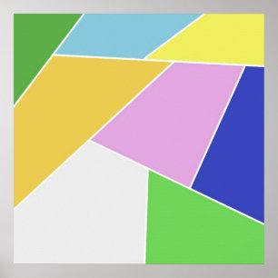 geometrisk designkonst poster